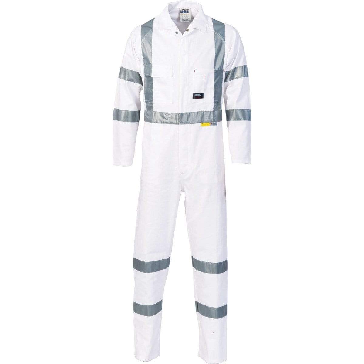 Dnc Workwear Rta Night Worker Coverall With 3m 8910 R/tape - 3856 Work Wear DNC Workwear White 77R 